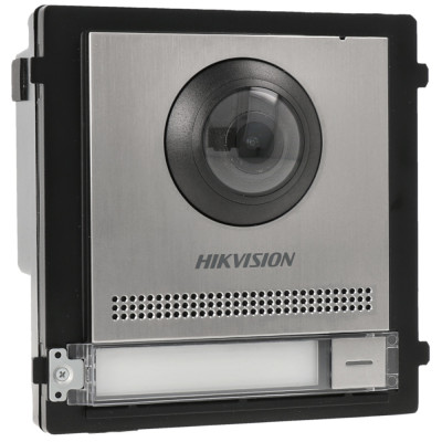 Hikvision IP Kameramodul Türsprechanlage mit einer Klingeltaste, 2MP, Silber