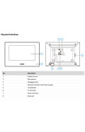 Hikvision 2-Draht-Monitor für Türsprechanlagen, 7 Zoll
