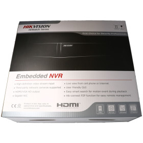 NVR-Rekorder HIKVISION, 8 Kanäle, Max. 8 MP Auflösung 2 TB