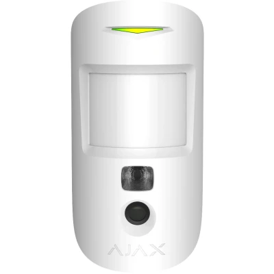 AJAX Funk-Bewegungsmelder mit Kamera zur Alarmverifizierung, Weiß | MotionCam