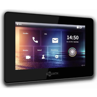 6 Monitore 7 Zoll in Schwarz