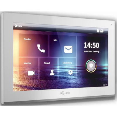 6 Monitore 10 Zoll in Weiß