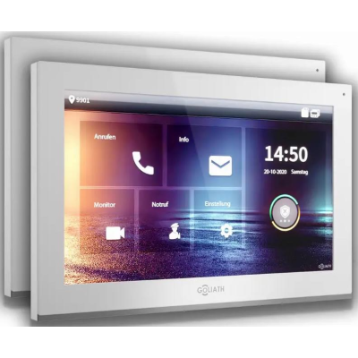 7 Monitore 10 Zoll in Weiß